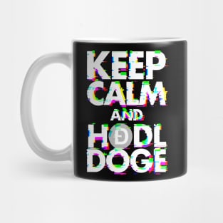 Keep calm and hodl doge Mug